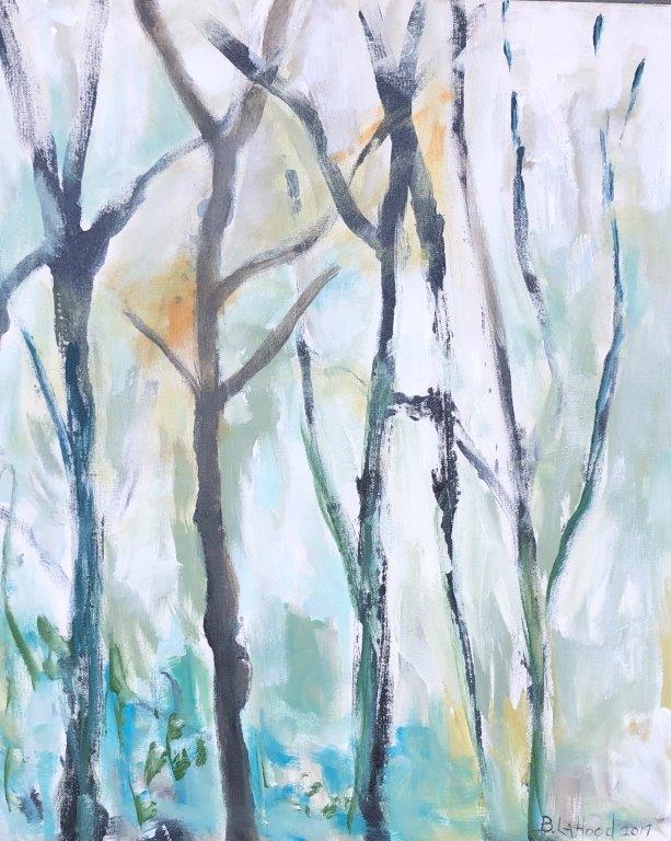 Twigs 20 x 24 Landscape Painting by Artist Buddy LaHood