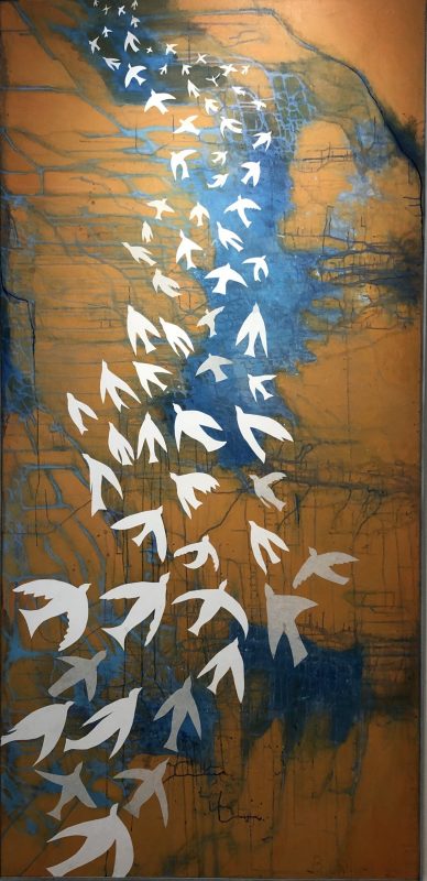 Up and Away Acrylic on board 44.5 x 92.5 Painting by Artist Buddy LaHood