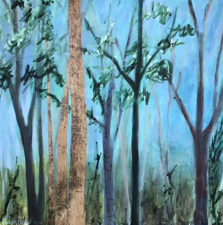 Okahumpka 48 x 48 Landscape Painting by Artist Buddy LaHood