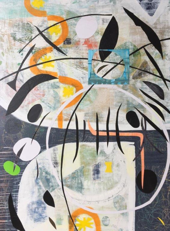 Felix 48 x 60 Abstract Painting by Artist Buddy LaHood
