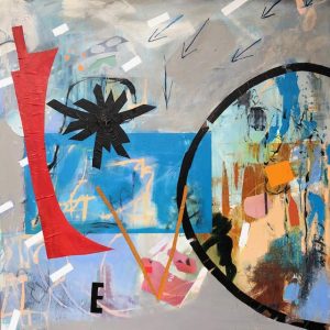Love II abstract painting by artist Buddy LaHood